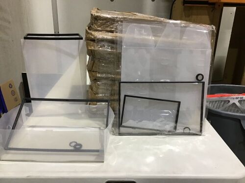 Lot of (44) Plastic Storage Organizer Boxes - Lot 638