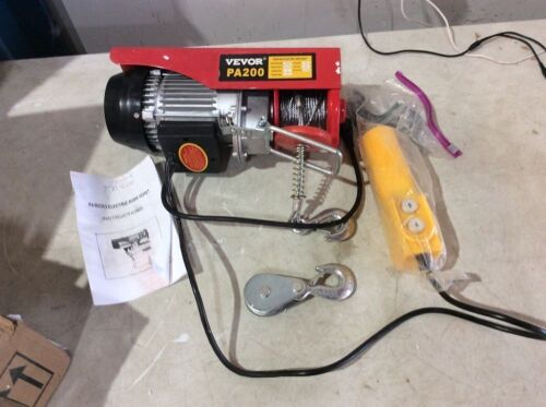 VEVOR PA200 Maco Electric Rope Hoist - For Parts/Repair  - Lot 647