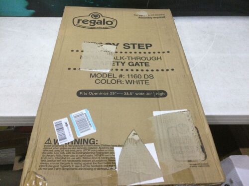 Regalo Easy Step 38.5-Inch Extra Wide Walk Thru Baby Gate - Lot 668