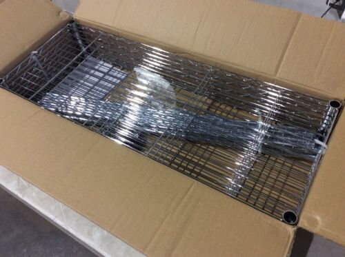 5 Tier Chrome Wire Shelving  - Lot 683