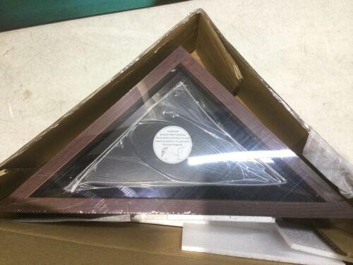 America Flag Triangle Display Case  - Lot 828