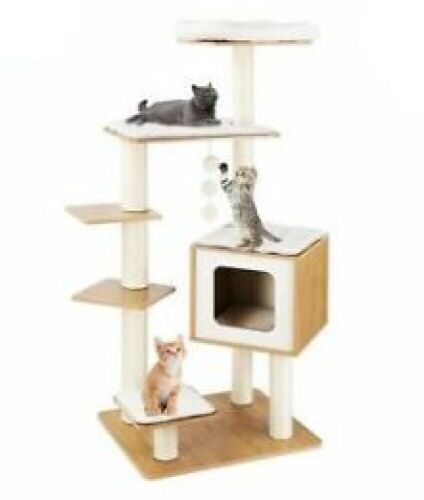 54" Cat Tree Tower Activity Center  - Lot 834