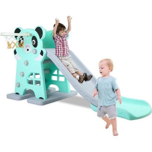 LAZY BUDDY Plastic Kids Slide Climber Playset  - Lot 854