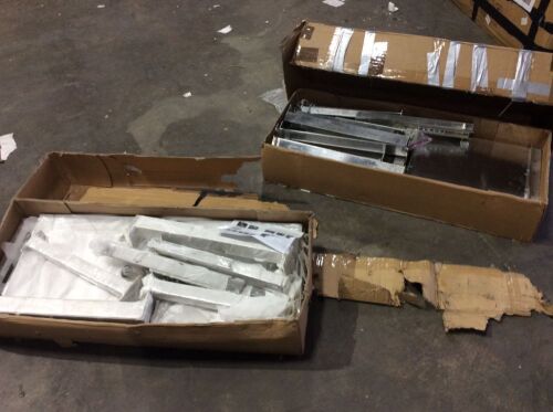 Lot of (2) VEVOR Aluminum Washing Machine Stand with 4 Adjustable Feet, 25" x 25" - Unknown if Complete - Lot 1034