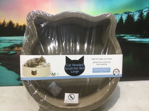 Necoichi Cat Headed Scratcher Bed, Large - Lot 1038