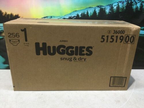 Huggies Snug & Dry Baby Diapers, Size 1, 256 ct  - Lot 1039