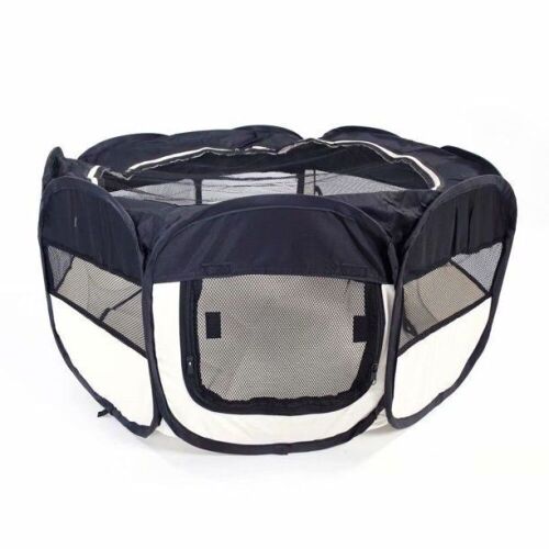 HOBBYZOO 36" Portable Foldable Pet Playpen Fence with Eight Panels - Lot 1180