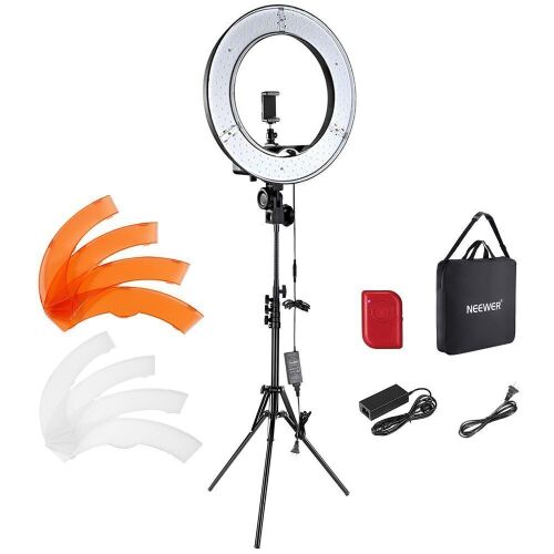 NEEWER RL-18 18 Inch LED Ring Light Kit - Lot 197