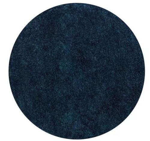 JONATHAN Y Haze Solid Low-Pile Navy 4 ft. Round Area Rug - Lot 243JF