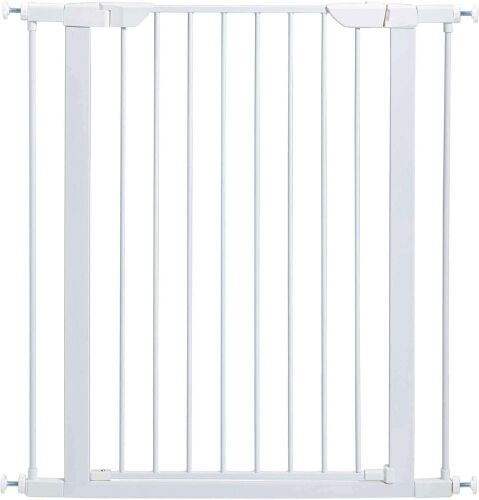  MidWest Homes for Pets 39 Inches Tall Walk-Through Steel Pet Gate, Pressure Mounted  - Lot 299