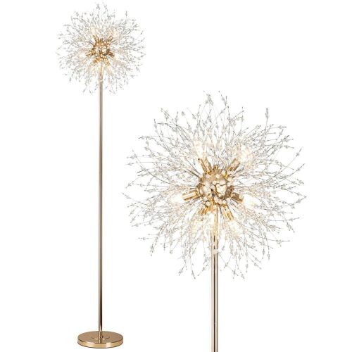 Crystal LED Floor Lamp - Lot 491