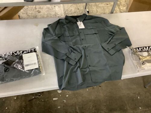 Lot of (2) GymSmart Men's Sun Protective Long Sleeve Shirt, 2XL - Lot 643