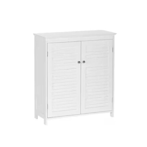RiverRidge Home Ellsworth 28.44 in. W x 11.75 in. D x 32 in. H White Linen Cabinet with Doors - Lot 96JF