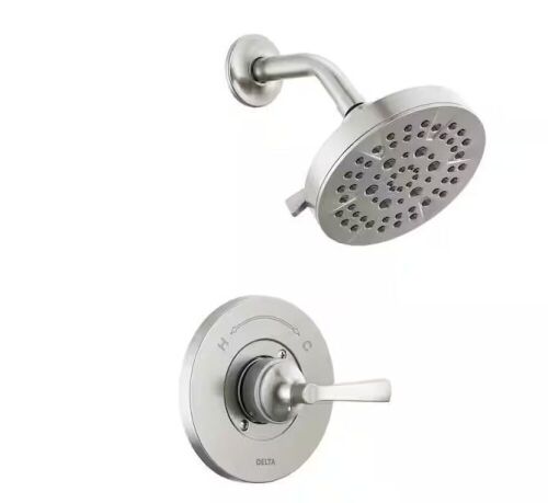 Delta Faryn Single-Handle 5-Spray Shower Faucet in Brushed Nickel  - Lot 443JF