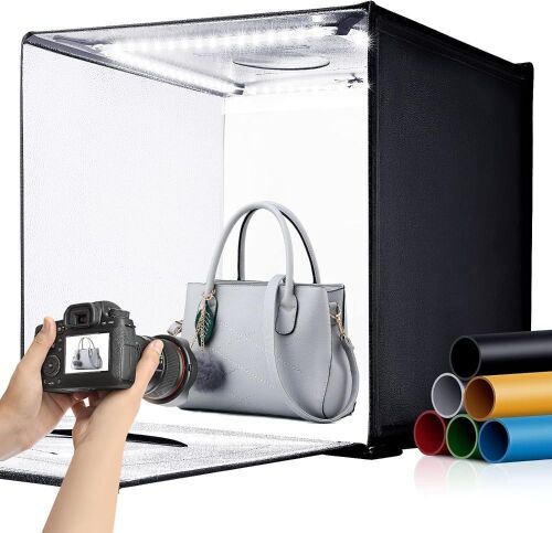 Fasonic 24" Photo Studio Light Box, 6 Color Backdrops - Lot 457