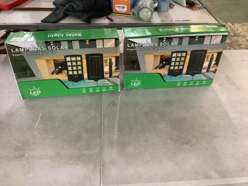 Lot of (2) Solar Street Light, 2 Pack - Lot 459