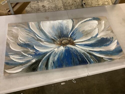 Canvas Flower Wall Art  - Lot 550