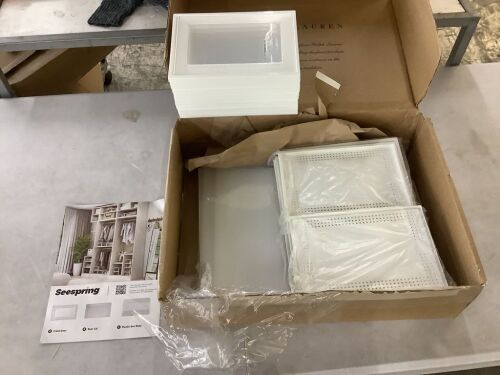 Plastic Shoe Storage Boxes, 12 Pack  - Lot 557