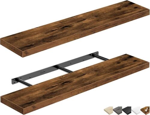 QEEIG Floating Shelves 48", Set of 2  - Lot 558