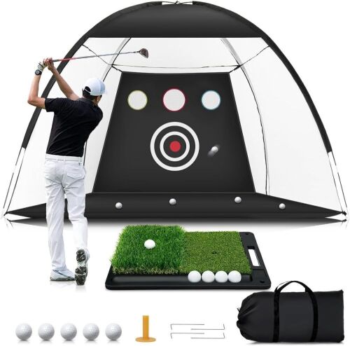 10x7ft Golf Hitting Practice Net  - Lot 189