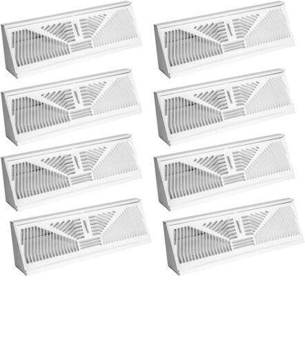 18" Baseboard Diffuser Register, 8 Pack  - Lot 283