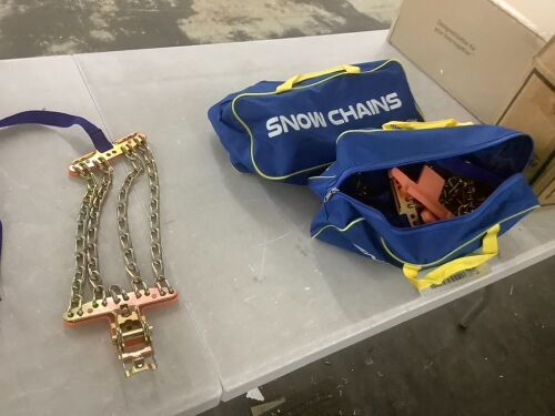 Snow Tire Chains, Set of 4 - Lot 481