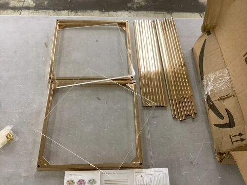 Gold Flower Stand Centerpiece  - Lot 580