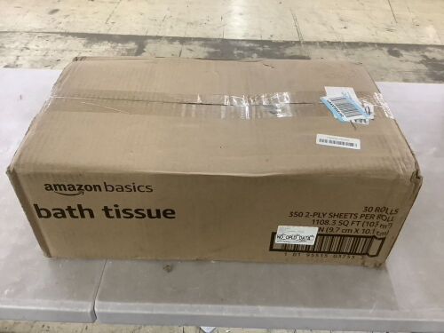 Amazon Basics Bath Tissue, 30 Rolls  - Lot 582