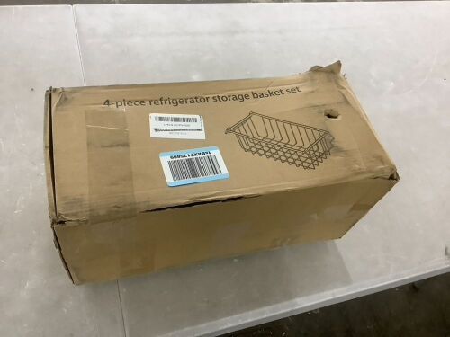4 Piece Refrigerator Storage Basket Set  - Lot 178
