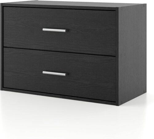 2-Drawer Wooden Stackable Storage Cabinet - Lot 267