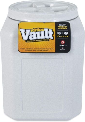 Gamma2 Vittles Vault Pet Food Storage Container, Fits up to 50lbs  - Lot 275