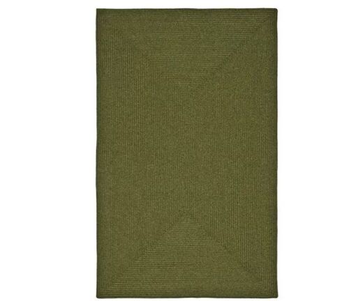 SAFAVIEH Braided Green 5 ft. x 8 ft. Solid Area Rug - Lot 509JF