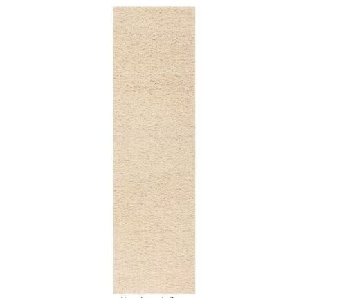 SAFAVIEH Athens Shag Ivory 2 ft. x 8 ft. Geometric Runner Rug - Lot 703JF