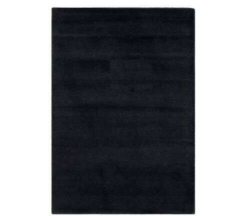 SAFAVIEH Himalaya Black Doormat 3 ft. x 5 ft. Gradient Solid Area Rug - Lot 704JF