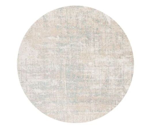 SAFAVIEH Adirondack Beige/Slate 4 ft. x 4 ft. Round Abstract Area Rug - Lot 708JF