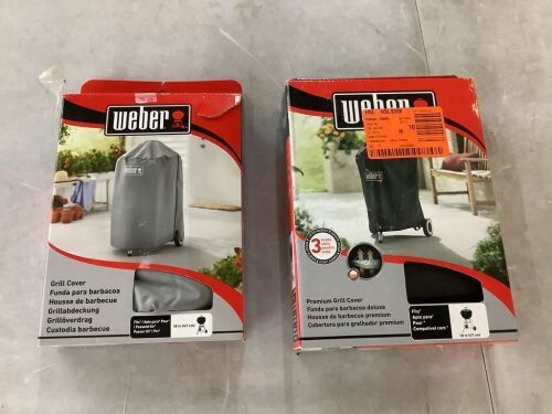 Lot of (2) Weber Grill Covers - Lot 522JF