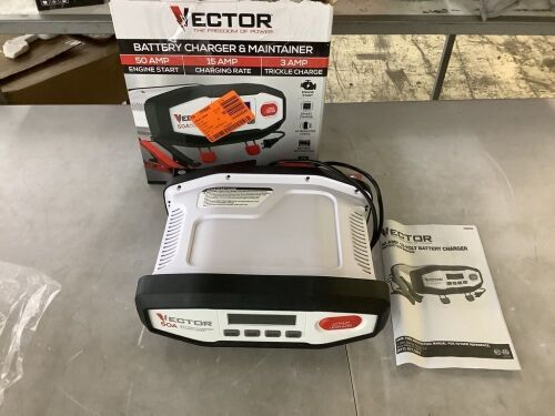 VECTOR 50 Amp Battery Charger/Maintainer - Lot 222JF