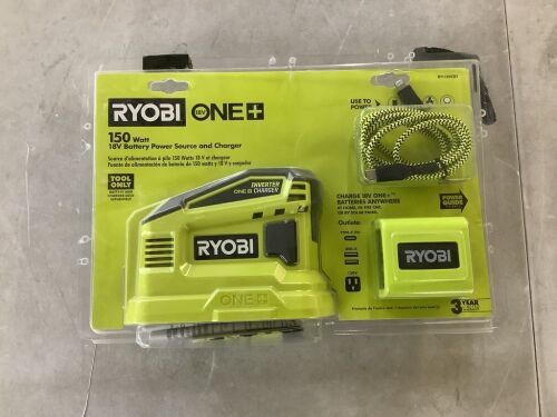 RYOBI 150-Watt Push Start Power Source and Charger for ONE+ 18-Volt Battery, Tool Only - Lot 525JF