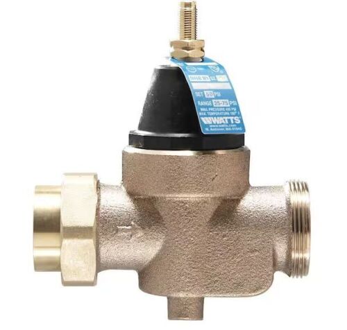 Watts 1 in. Lead-Free Brass FPT x FPT Pressure Reducing Valve - Lot 717JF
