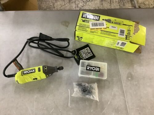 RYOBI 1.2 Amp Corded Rotary Tool - Lot 803JF