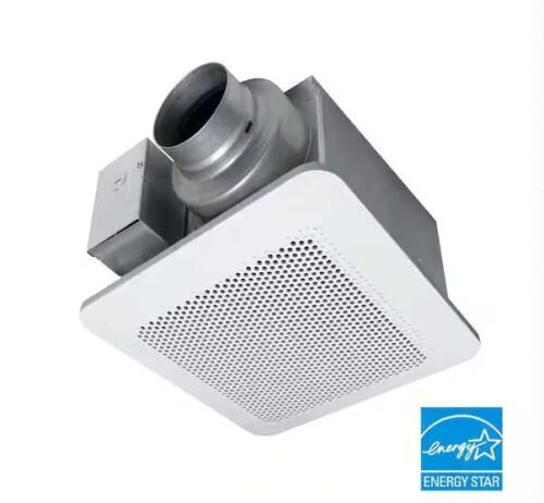 Panasonic Whisper Choice DC Pick-A-Flow 80/110 CFM Ceiling Bathroom Exhaust Fan with Flex-Z Fast Bracket - Lot 807JF