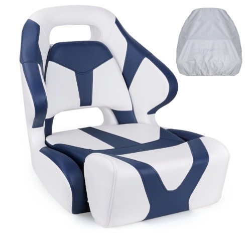 Premium Pontoon Bucket Seat with Sport Flip Up Bolster - Lot 44