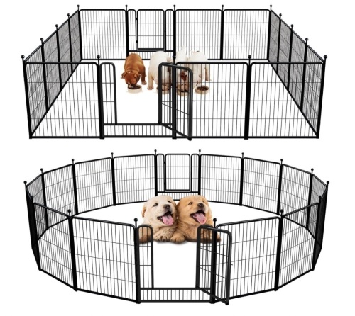 FXW Rollick Dog Playpen, 32 inch 16 Panels for Small and Medium Dogs - Lot 65