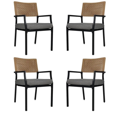 Grand Patio Set of 4 Outdoor Dining Chairs - Lot 87