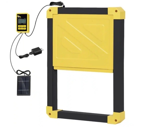 AIR101-B Automatic Chicken Coop Door Solar Powered Auto Chicken Door - Lot 88