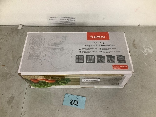 Fullstar All in 1 Chopper and Mandoline - Lot 970