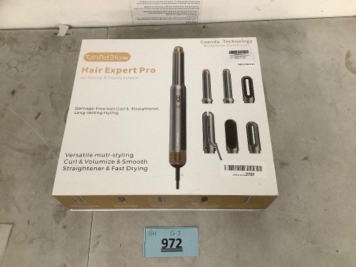 Wind Blow Straightener Curler Dry Set - Lot 972