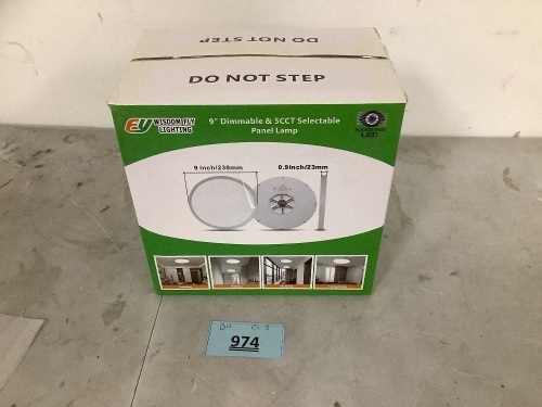 EY Dimmable Panel Lamps - Lot 974