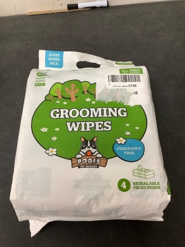 Pet Grooming Wipes - Lot 1142