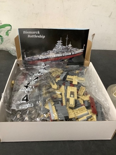 Bismarek Battleship Bulding Blocks - Lot 1151